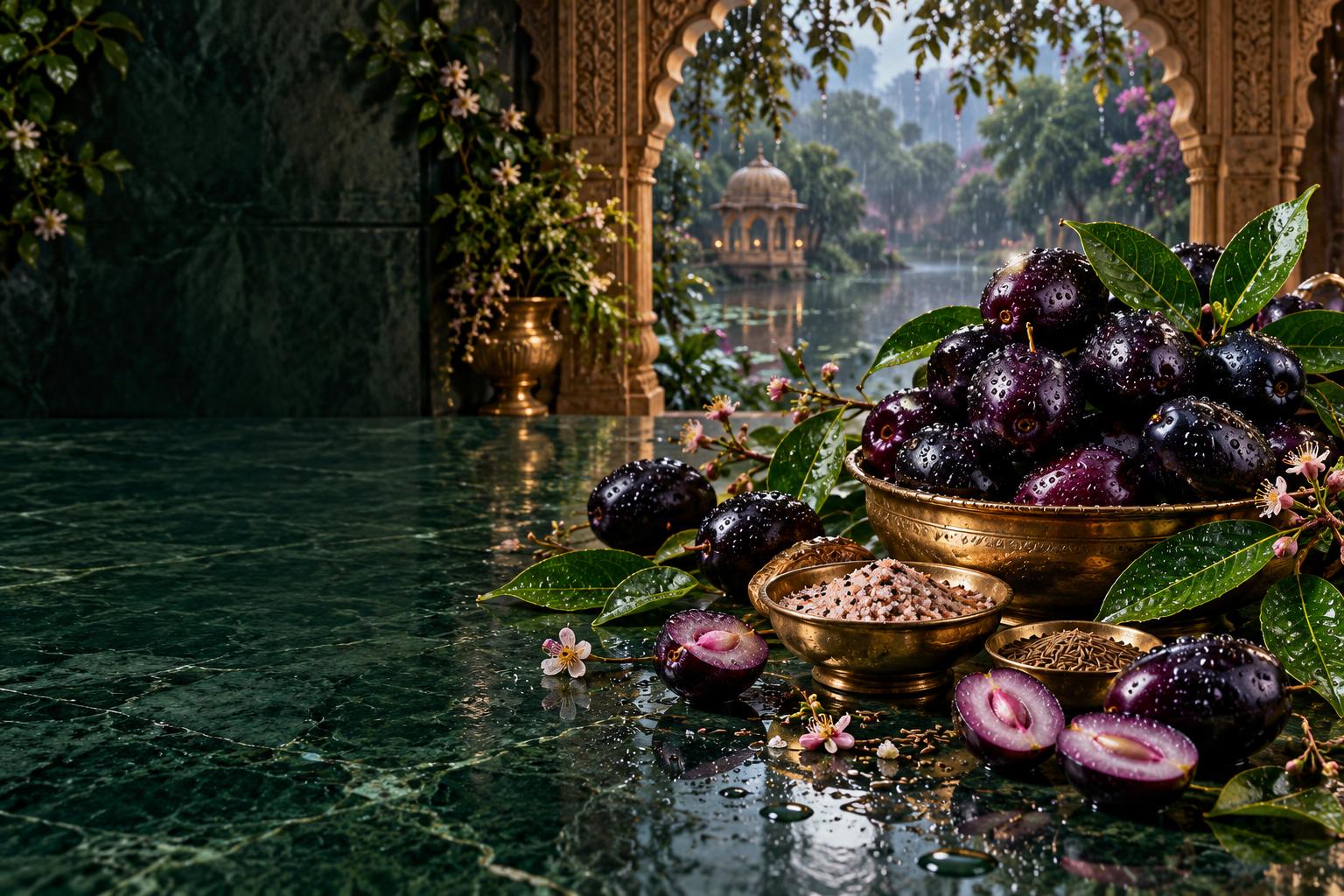 Chatpata Jamun flavor inspiration: Jamun · Tart fruit notes · Black salt · Roasted cumin